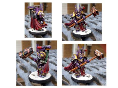 Thousand Son's Sorcerer in Terminator Armour w/ Force Weapon by Doctor Fate