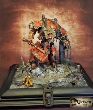 Khorne Chaos Knight by Ukrath