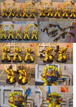 Imperial Fist Squad (Space Crusade) by pesadilla