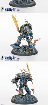 Roboute Guilliman, Primarch of the Ultramarines by MadFlyArtStudio