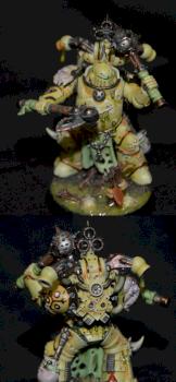 Plague marine with bubotic axe and mace of contagion by Actohyst