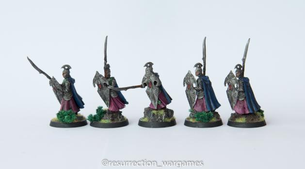 Rivendell warriors with spear by Resurrection
