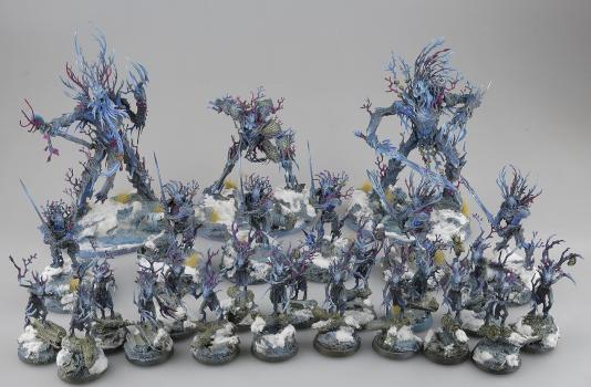 Sylvaneth Winterleaf army by lomarot