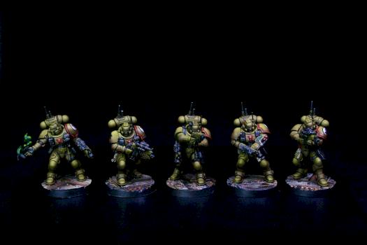 Imperial Fists Primaris Infiltrators by goblet
