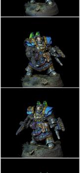 FW Legion primus medicae in cataphractii terminator armour by bad12311
