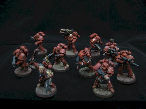 Blood Angels Tactical Squad 3 Third Company by lord voldemorth