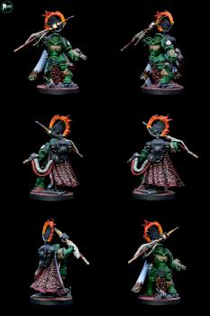 Primaris Space Marines Capitan in Gravis Armour - Vulkan He'stan conversion by castlebrush