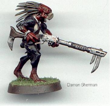 Kroot Warrior by Damon Sherman