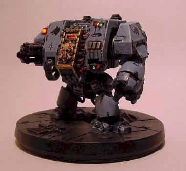 Space Wolf dreadnaught by TcvBuuren