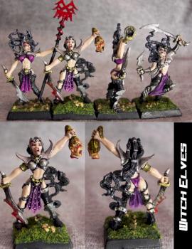 Dark Elf Witch Elves Command by virtuouswolf