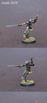Harlequin with Fusion Pistol by Daith by WhiteRavenFactory