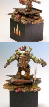 Ork Nob with Big Shoota by camelson