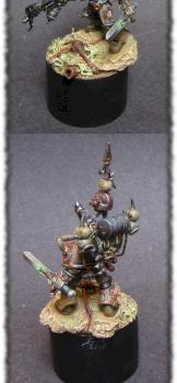 Death Guard Marine with flamer and plague sword by SMOK by WhiteRavenFactory
