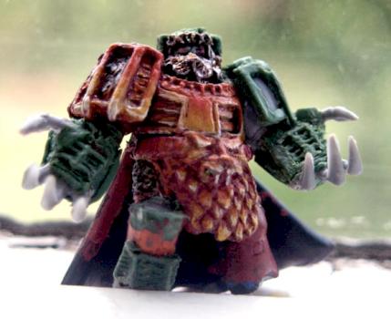 First sculpting attempt- space marine commander by JJ1