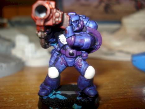 Space Marine with Rocket Launcher by MRay