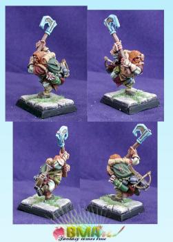 Harsk,Iconic male dwarf Ranger by belminiart
