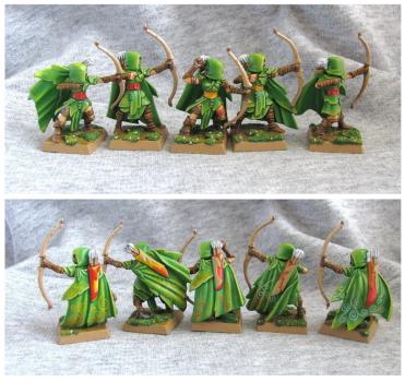 Wood Elf Glade Guards by Diarsid