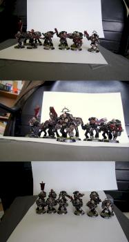 Space Marine Tactical Squad and Captain by Rogan