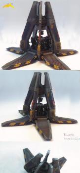 Space Wolf Drop Pod by opsidiannight