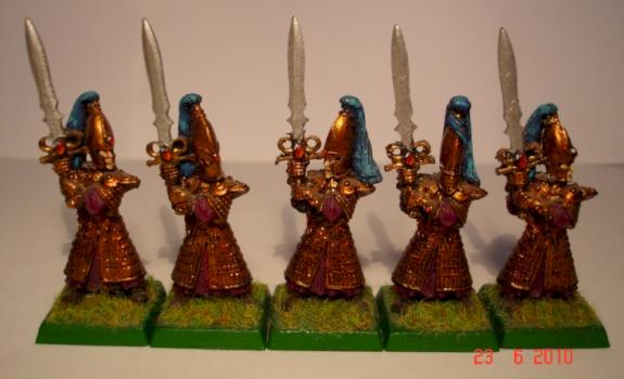 High Elf Swordmasters by MalusCalibur