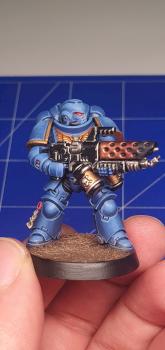 Ultramarine Pyreblaster by Azrael Artanis