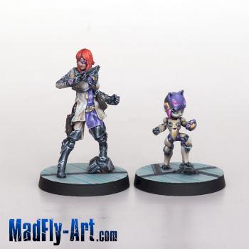 Trisha N33 and Duchess by MadFlyArtStudio