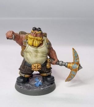 Dwarf miner by Cybercoala