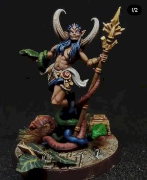 Snake charmer by painterboyroy