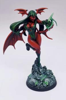 Red sorceress by painterboyroy