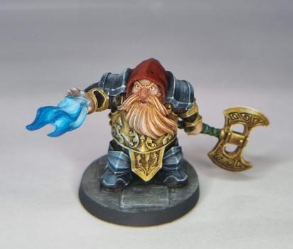 Dwarf warcaster by Cybercoala