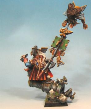 Stromni Red Beard, grand banner standard bearer by green stuff