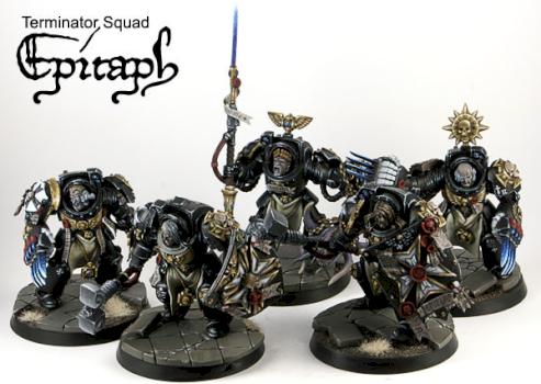 Black Templars Terminator Squad by Grimvar