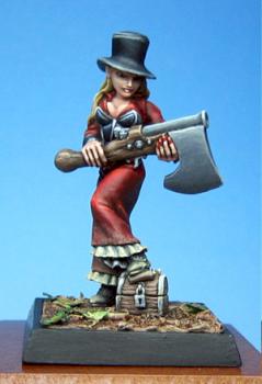 STE003 - Steampunk girl with top hat by Avicenna