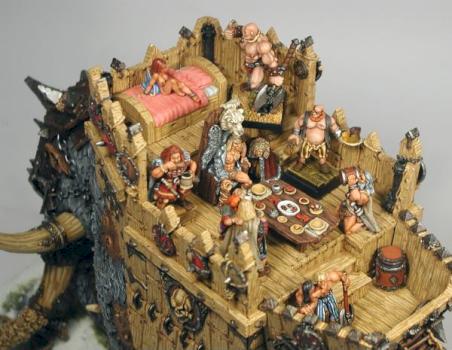 Norse War Mammoth - Part 3 - Party Howdah by witchhunter