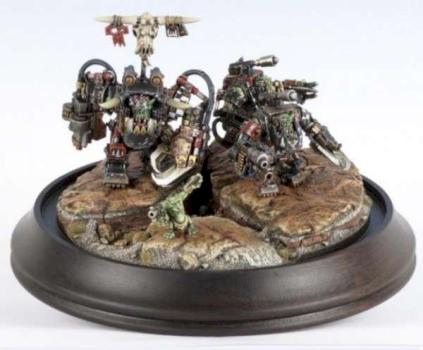 Ghazghkull & Nobz by Mr F