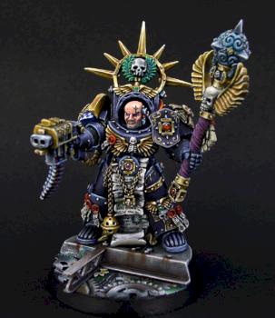 Space Marine Terminator Chaplain by SaxonAngel