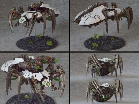 necron canoptek spyder by Shi Vral