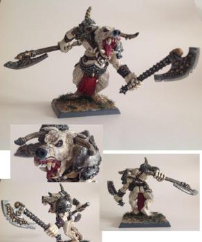 White Minotaur by Domerthyurg