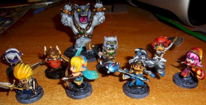 Heroes of Super Dungeon Explore by Grizzo