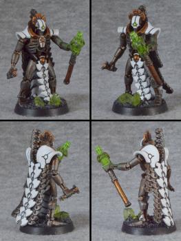 chronomancer supervisor, Nekhaton, necron cryptek by Shi Vral