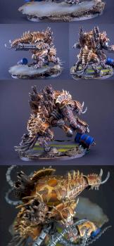 Chaos Space Marine Maulerfiend Forgefiend by 666MalloryKnox