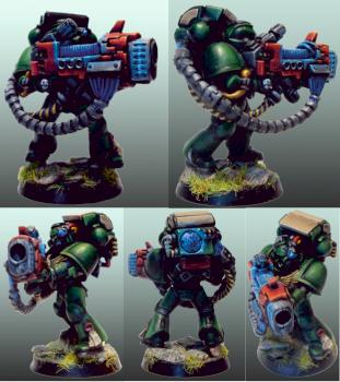Dark Angels Devastator with Plasma Cannon by Noxred