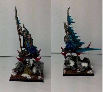 Chaos Sorceror of Tzeentch on Disk by Evertras