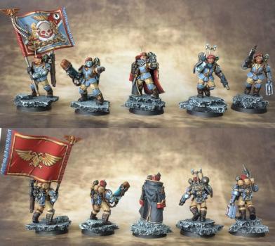 Tempestus Scions Command Squad by GLD1