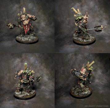 Nurgle Daemon Prince by webwaypainting