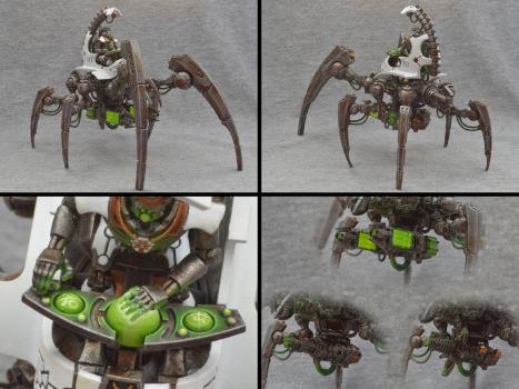 necron triarch stalker by Shi Vral