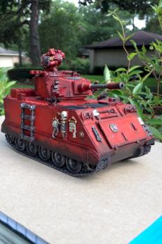 Blood Angel Predator Without Side Sponsons Conversion by dad says