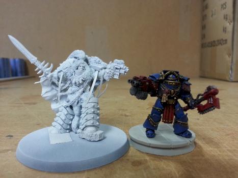Space Wolves Primarch Leman Russ by Philio81