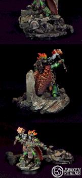 Salamanders Primarch Vulkan Horus Heresy by Awaken Realms