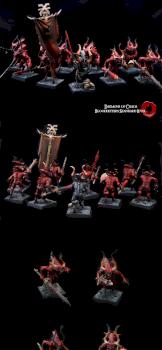 Daemons of Chaos Bloodletters by SavageDPainting
